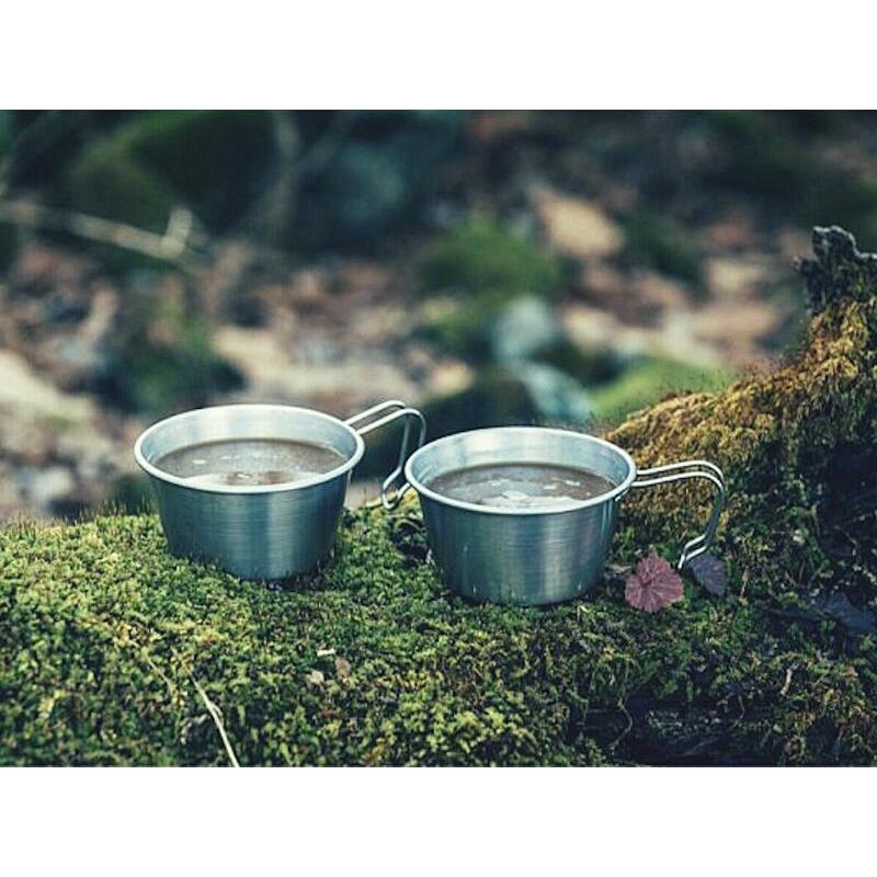 シェラカップ ケース 深型 直火 2点 セット 炊飯 ステンレス