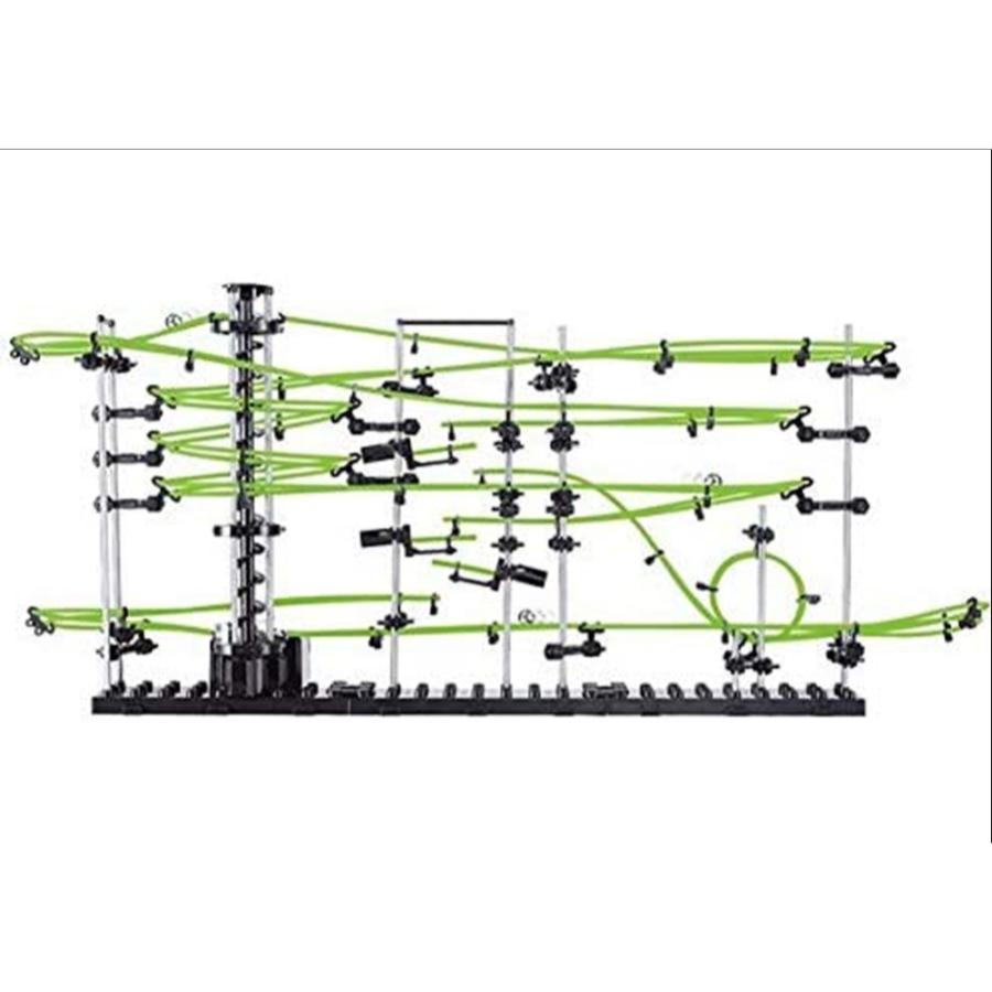 スペースレール 知育 おもちゃ 脳トレ ジェットコースター 知育玩具 コースター 暗闇で光る 蓄光型 夜光 工作 自由研究 レベル３ ビー玉転がし ブロック パズル｜sologear｜04