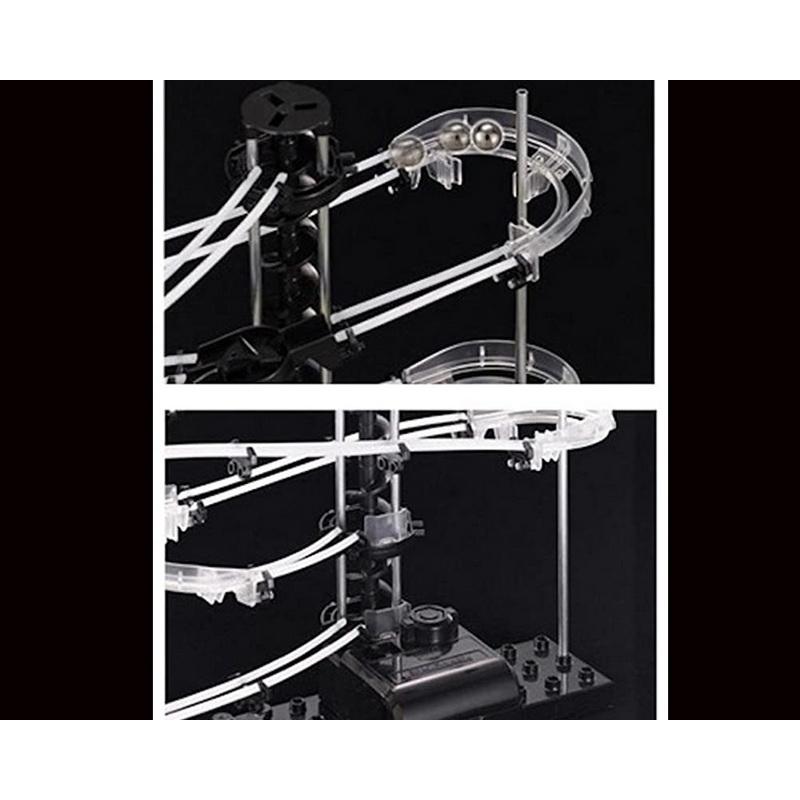 スペースレール 知育 おもちゃ 脳トレ ジェットコースター 知育玩具 コースター ビー玉転がし 玉転がし ブロック パズル 工作 自由研究 ビー玉 鉄球 電動_6