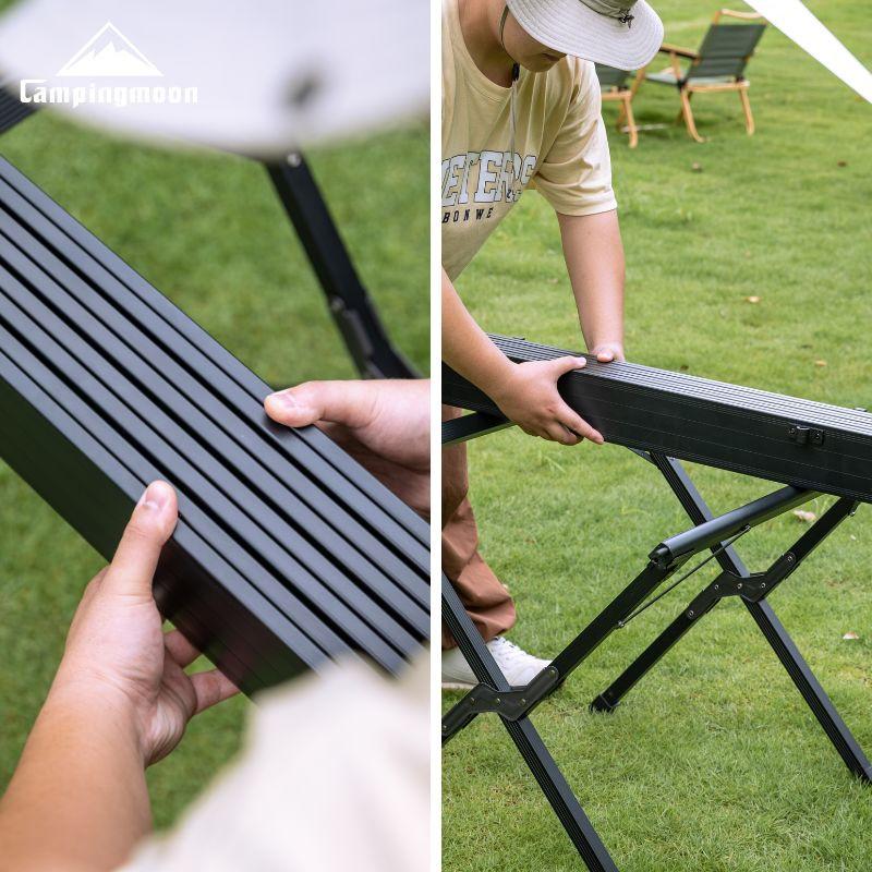CAMPINGMOON キャンピングムーン ロールテーブル スリムテーブル