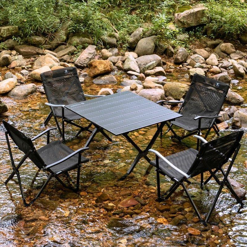 CAMPINGMOON キャンピングムーン ロールテーブル スリムテーブル