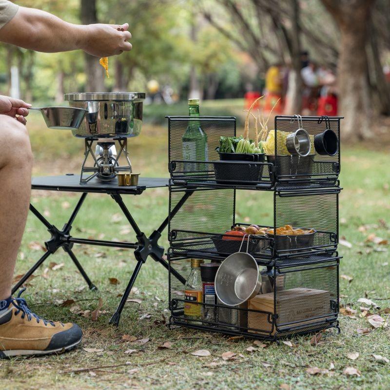 CAMPINGMOON IGTトレー 収納ボックス IGTテーブル ブリッジ