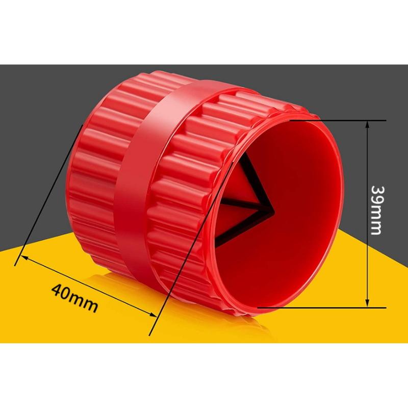 パイプリーマー 2個セット リーマ チューブリーマー パイプ チューブ 面取り バリ取り 内側 外側 両用 対応パイプ パイプ カッター スーパーツール 銅管｜sologear｜02