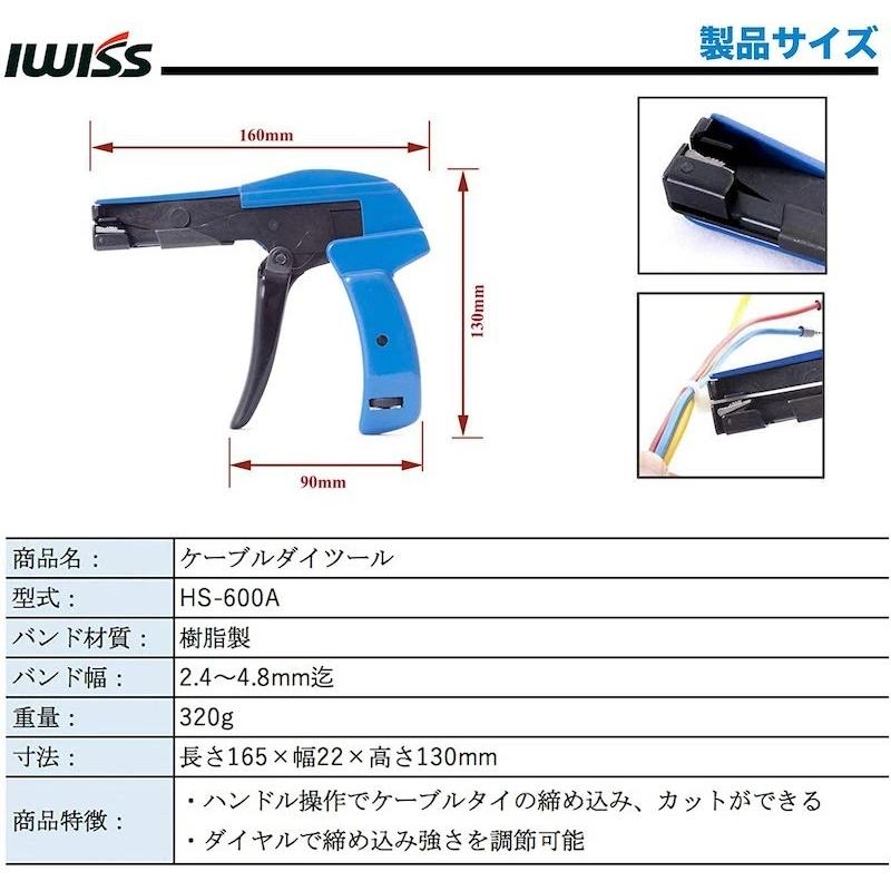 ケーブルタイ 結束工具 タイガン 梱包 結束 工具 結束機 梱包機 ケーブルタイツール ナイロン 結束バンド 結束機 幅バンド締め機 ガン 小型 軽量 コンパクト｜sologear｜02