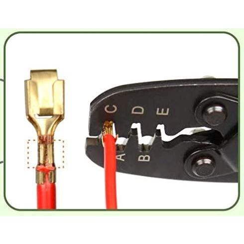 IWISS（アイウィス） 圧着ペンチ 圧着工具 端子セット 工具キット 平型