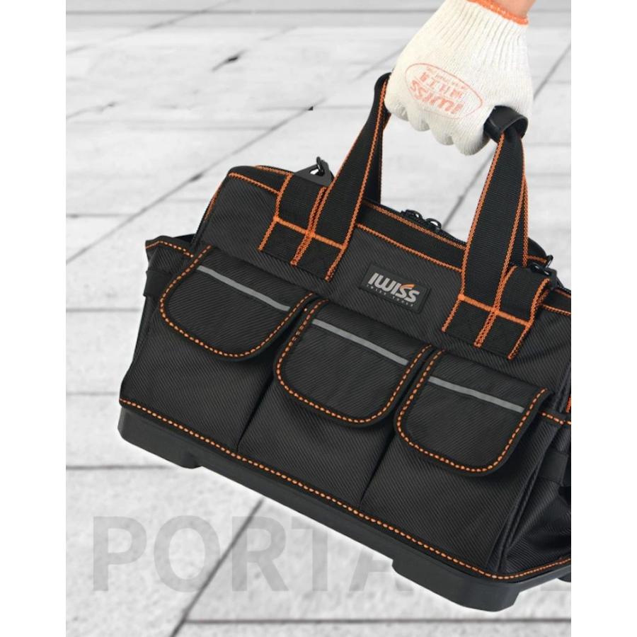 IWISS（アイウィス） ツールバッグ ワイドオープン Lサイズ 工具