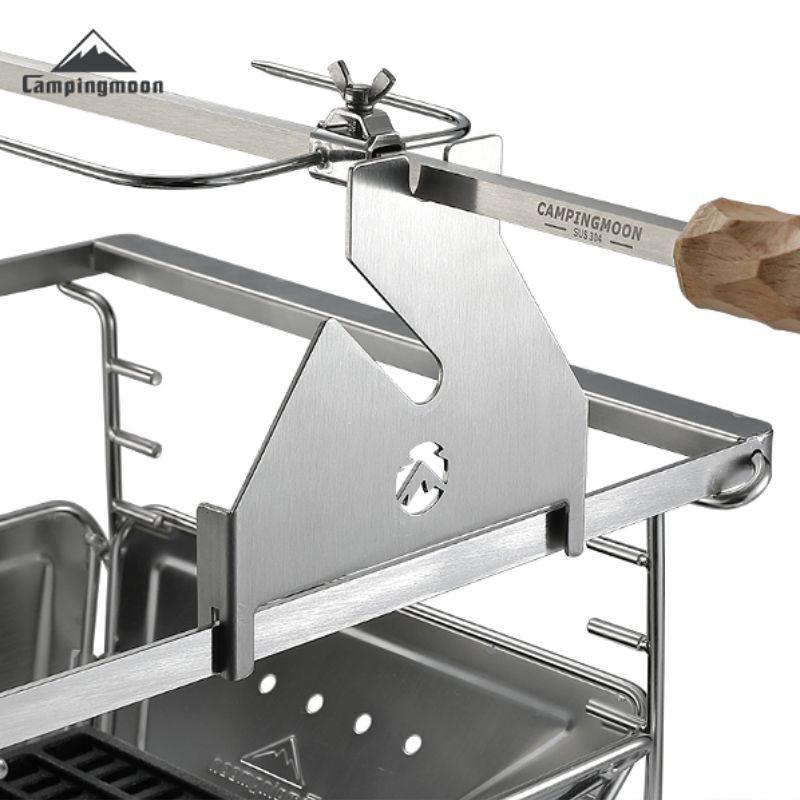 CAMPINGMOON ロティサリーキット チキン 回転型 丸焼き ロティサリー