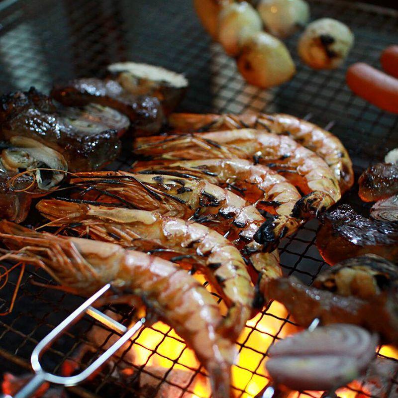 串 バーベキュー ツインスキュアー BBQ バーベキュー串 焼き串 スキュアー 肉 焼き鳥 野菜 全長350mm 8本セット 木柄バーベキュー串 送料無料｜sologear｜08