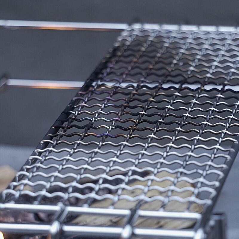 ステンレス製グリルプレートとグリル網 □在庫限り・入荷なし□ 卓上焼肉網 網焼きタイプ 替えアミ付き