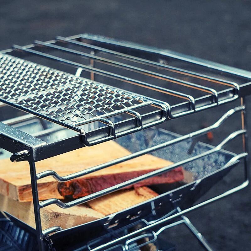 CAMPINGMOON 焚き火台 ゴトク 網 グリル ロストル コンロ 焼き網