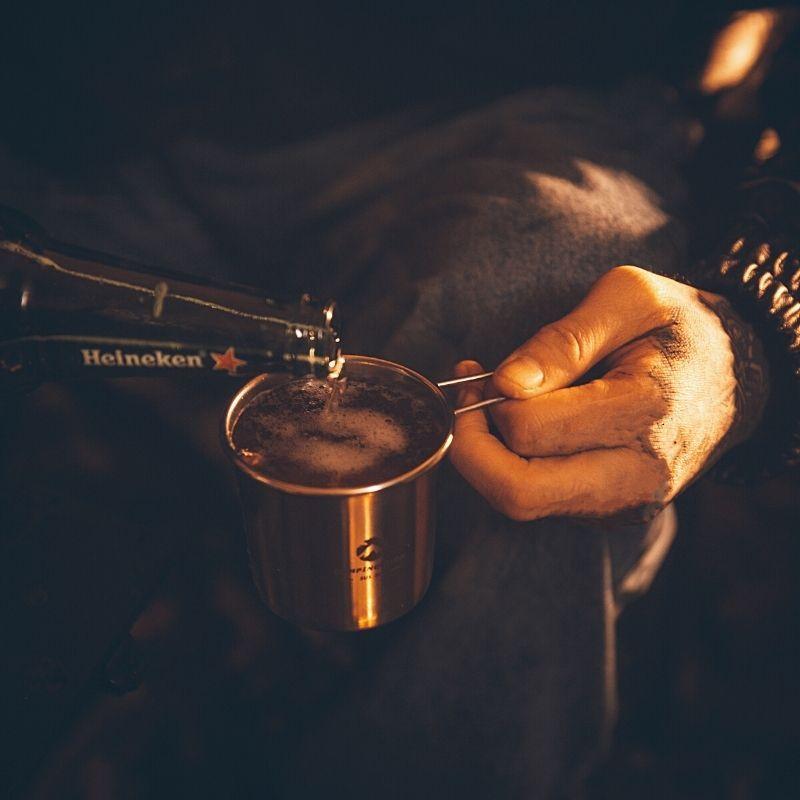 CAMPINGMOON シェラカップ マグカップ シェラカップケース セット 直火