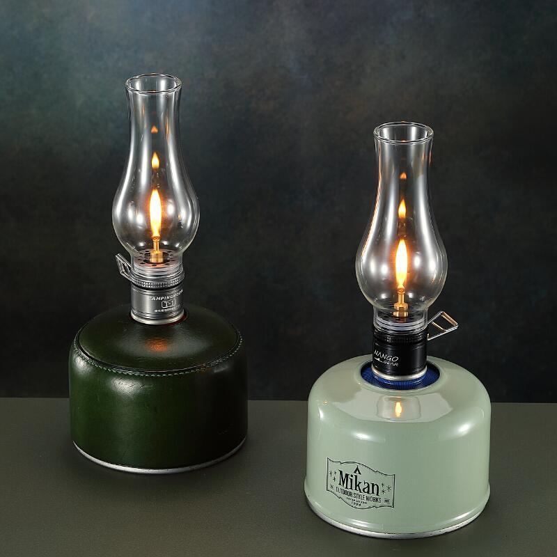 CAMPINGMOON ホヤ ランタングローブ キャンドル ランタン ガスランタン