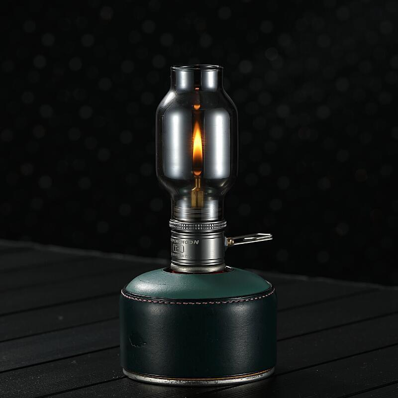 CAMPINGMOON ホヤ ランタン グローブ キャンドル ランタン ガス