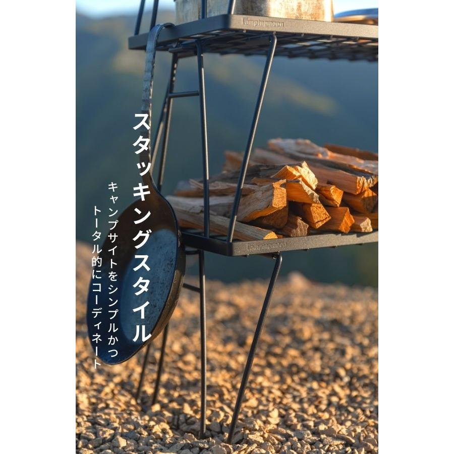 CAMPINGMOON フィールドラック ブラック キャンピングムーン