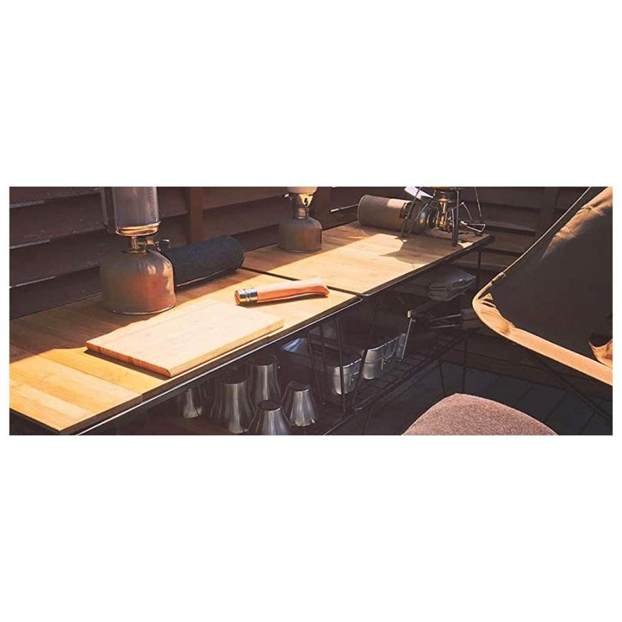 CAMPINGMOON フィールドラック 天板 カーキ ケース 収納袋 セット 2枚