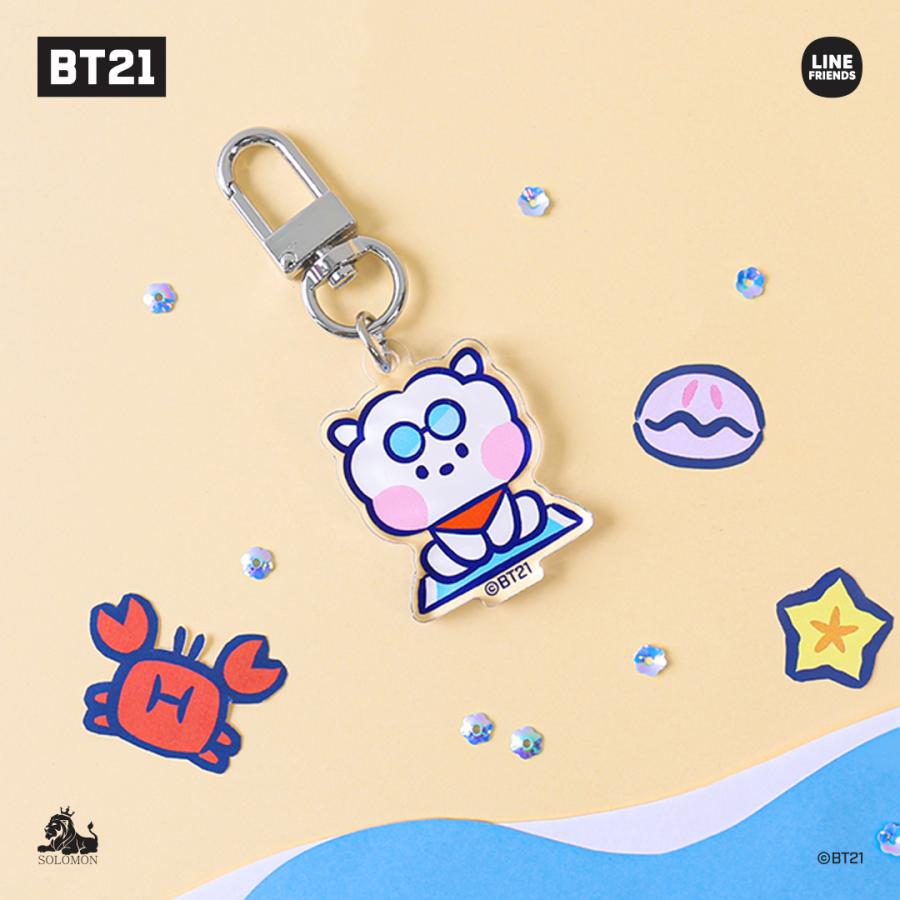 BT21 【お得なワンコインセール】BT21 minini アクリルキーリング 夏