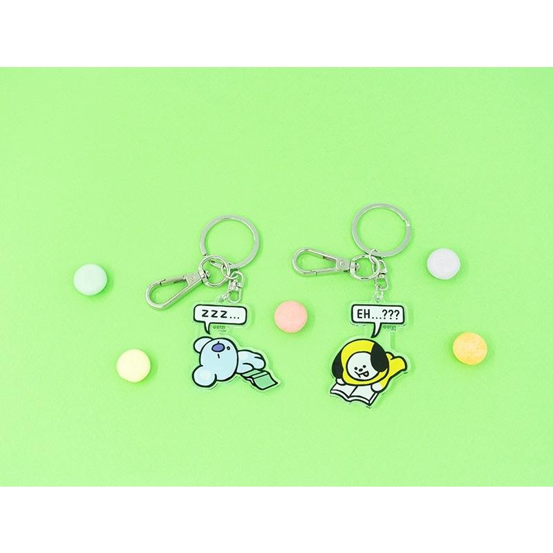 50%OFFセール ：】 ソロモン商事 BT21 ATA_アクリル キーホルダー