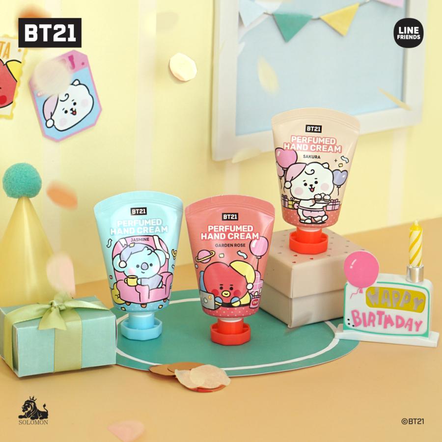 50%OFFセール】ソロモン商事 【BT21 パフューム ハンドクリーム ver.2