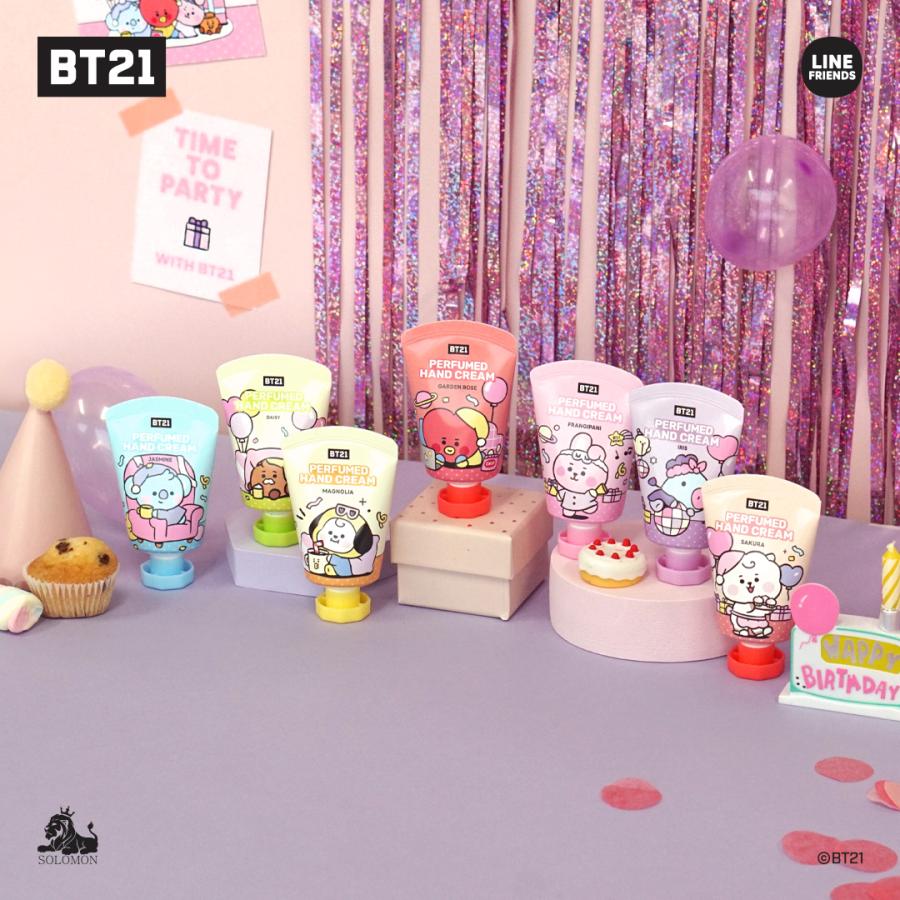 50%OFFセール】ソロモン商事 【BT21 パフューム ハンドクリーム ver.2