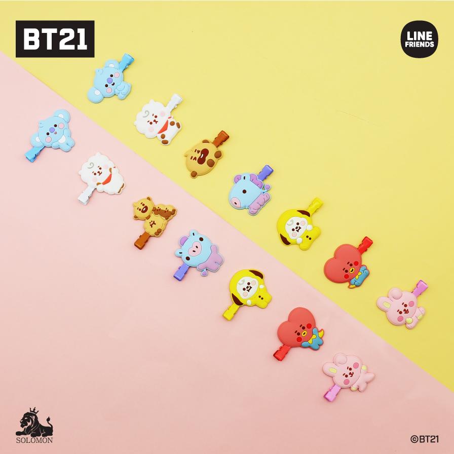 50%OFFセール ：】 ソロモン商事 BT21 BHD_前髪クリップ ver.2