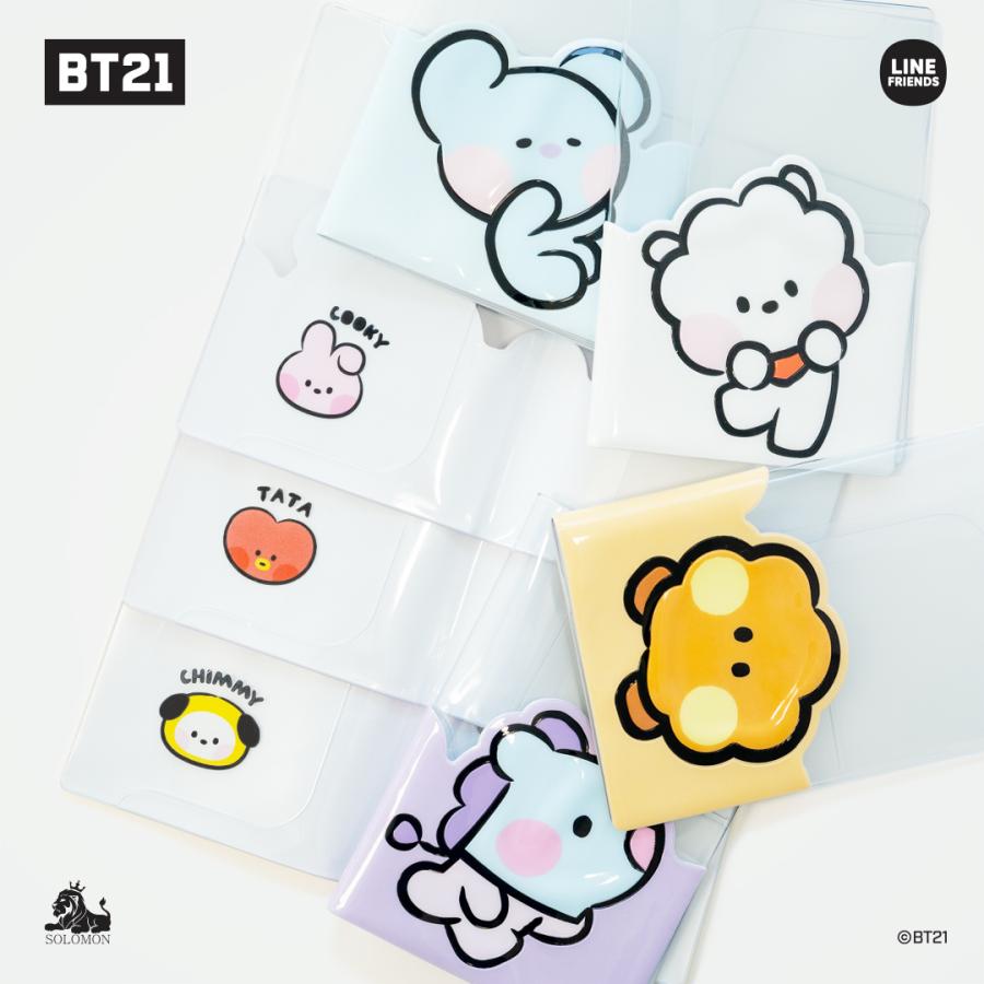 ソロモン商事 BT21 minini パスポートケース BPC_M_ PASSPORT CASE 航空券 ケース パスポート 旅行 旅行用品 パスポートカバー トラベル カバー｜solomon｜18