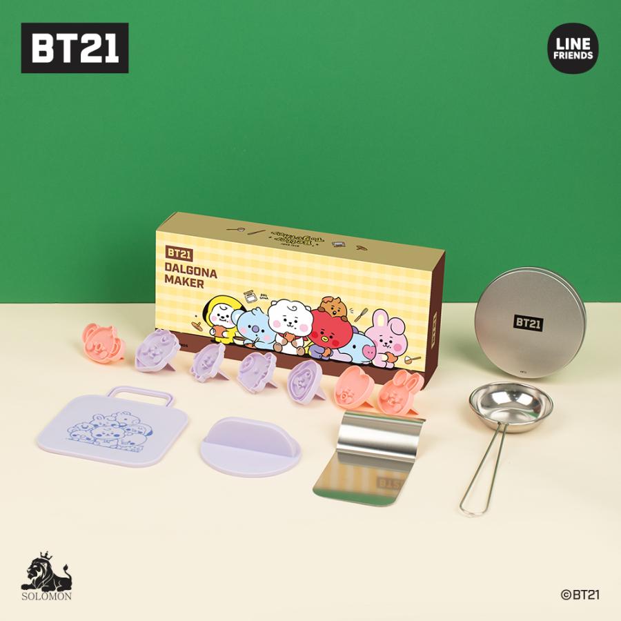 トレンド ソロモン商事 Bt21 ダルゴナメーカー Dalgona Maker タルゴナ カルメ焼き 型抜き クッキング おうち時間 おうちカフェ Discoversvg Com