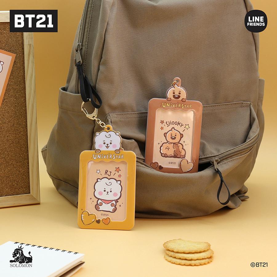 【：50%OFFセール ：】  ソロモン商事 BT21 FKA_フォトカードキーホルダー (ステッカー付き) PHOTO CARD KEY HOLDER パスケース トレカケース｜solomon｜13