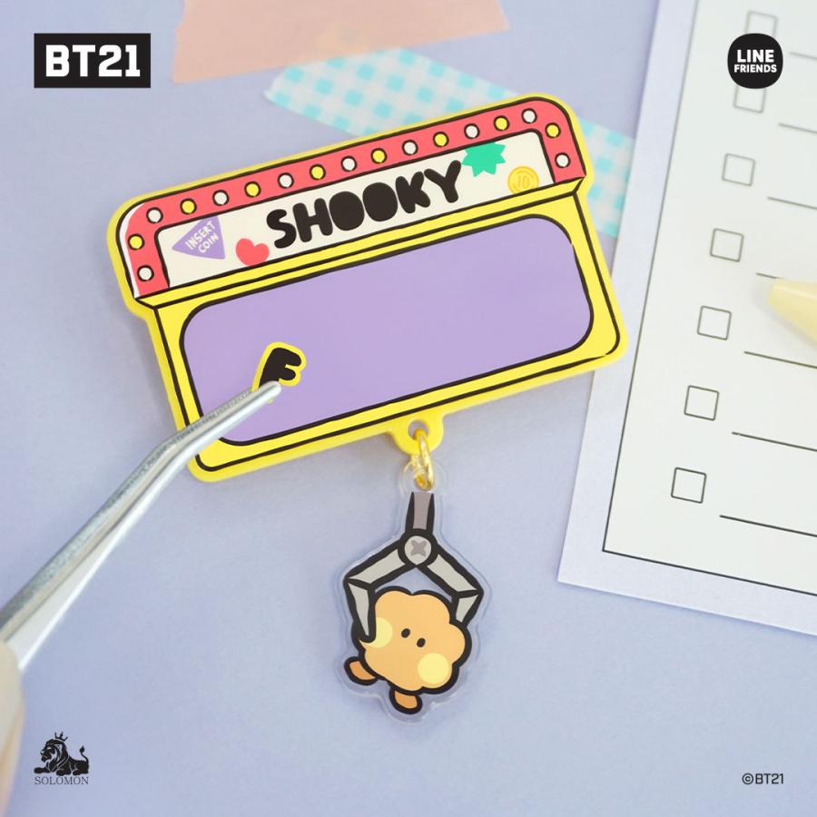 BT21 ソロモン商事【BT21 minini アクリルネームピンバッジ