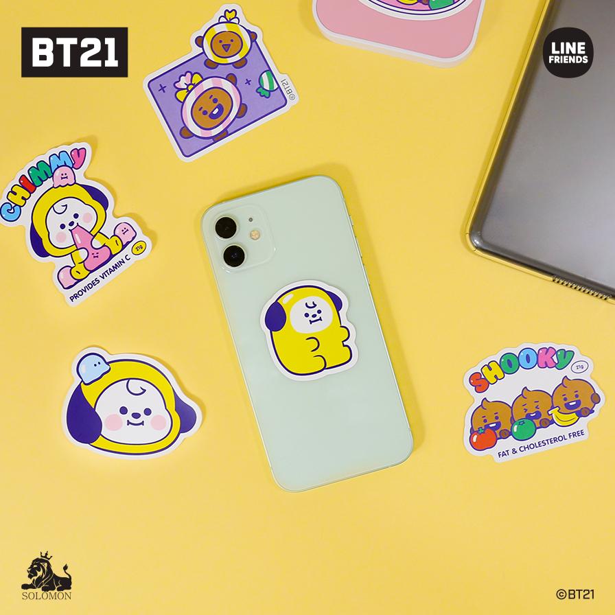 【：50%OFFセール ：】 【ソロモン商事】BT21 モバイルステッカーver.2(6ea) MOBILE DECO STICKER  デコシール 2/15｜solomon｜11