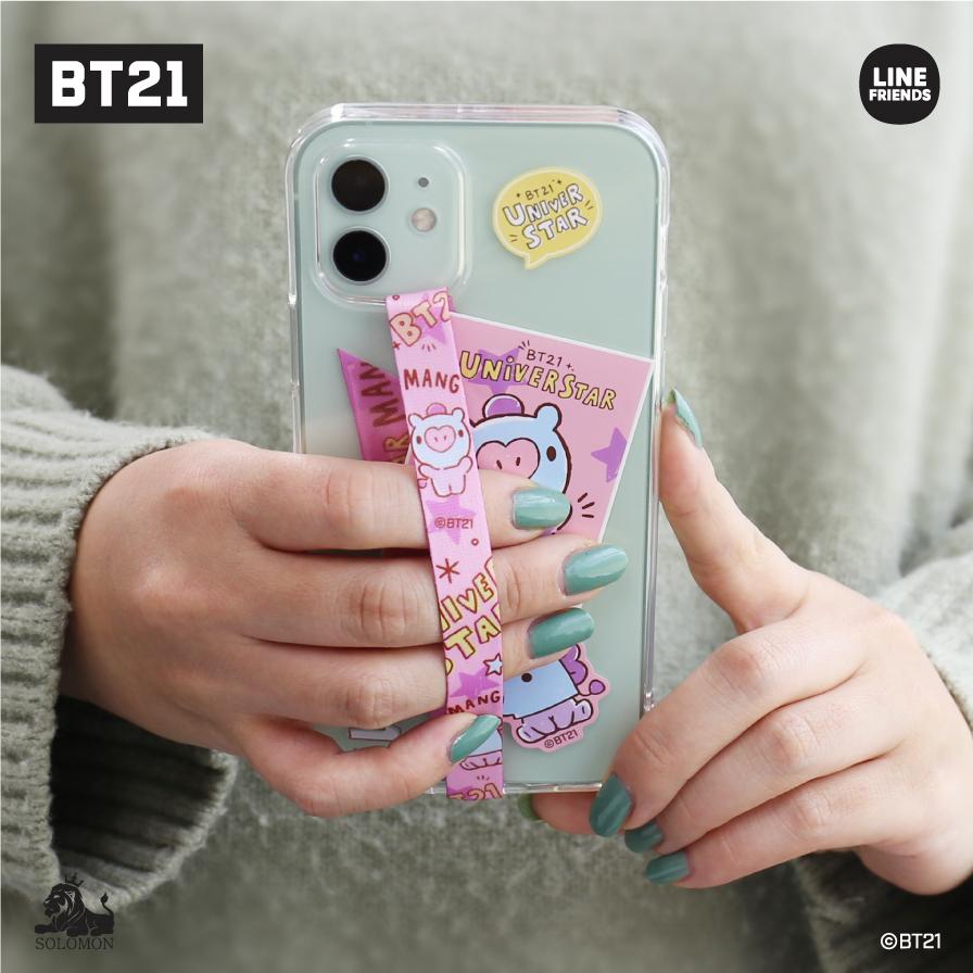 Bt21 公式グッズ モバイルケース ステッカー付 Mobile Case Iphoneケース ハンドストラップ アイフォンケース Bt21 Msk ソロモン 通販 Yahoo ショッピング