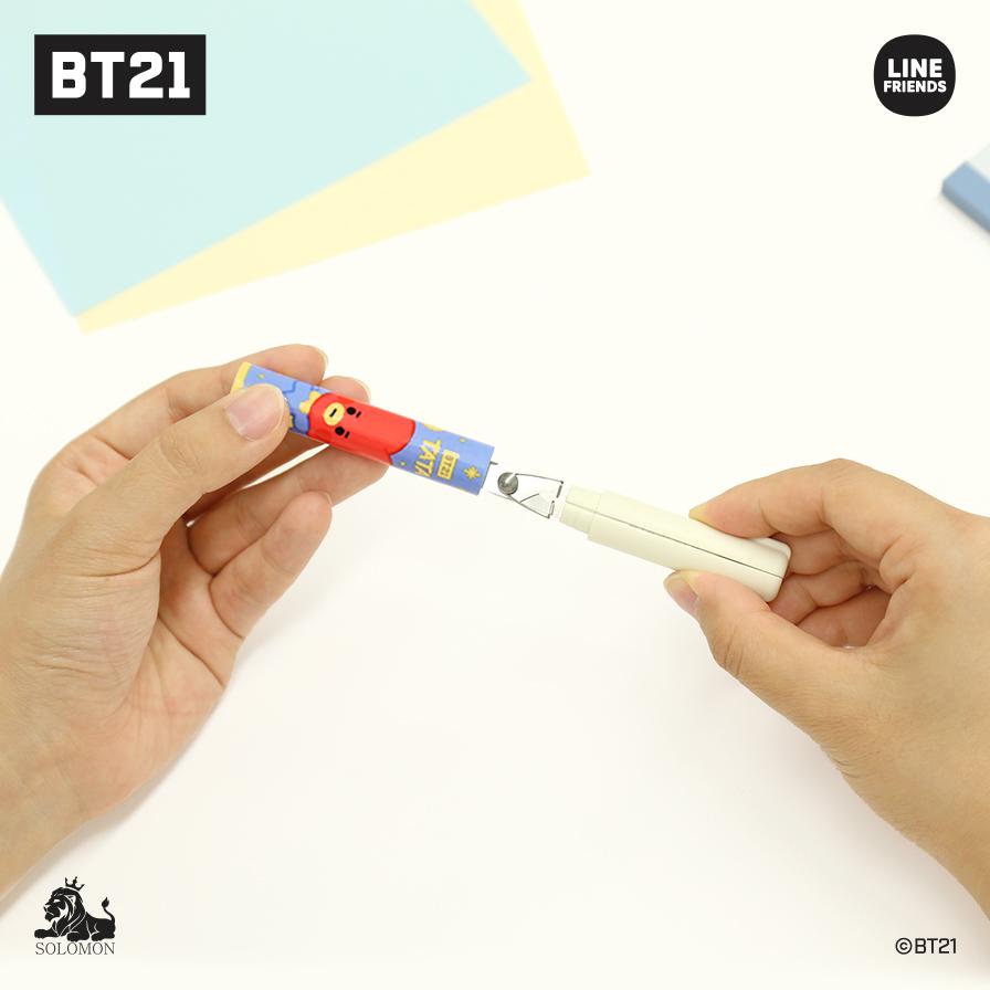 Bt21 公式 ハサミ 鋏 スティッキール Stick Scissors コンパクト 収納 携帯 はさみ 切る スティックはさみ かわいい 友達 プレゼント Bt21 Sts ソロモン 通販 Yahoo ショッピング