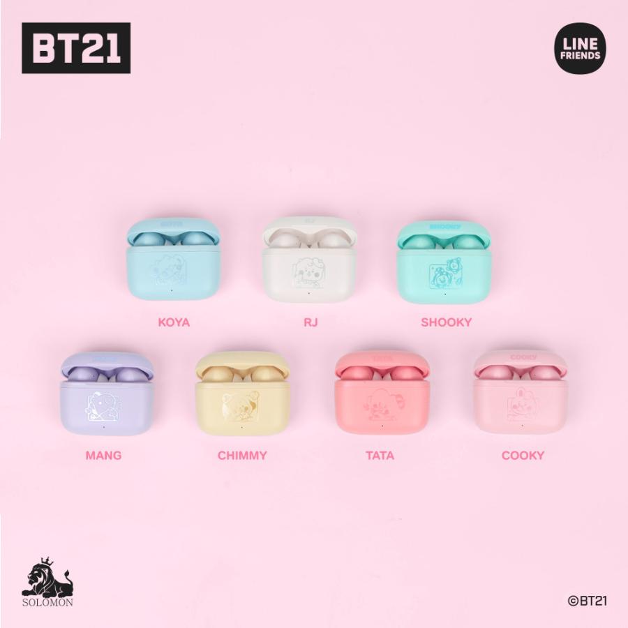 Bt21 公式グッズ ワイヤレスイヤホン Wireless Earphone 無線イヤホン キャラクター Bt21 Tws 3e ソロモン 通販 Yahoo ショッピング