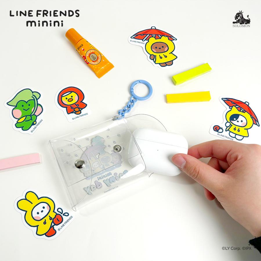 ソロモン商事 LINE FRIENDS minini デコステッカー DECO STICKER 公式