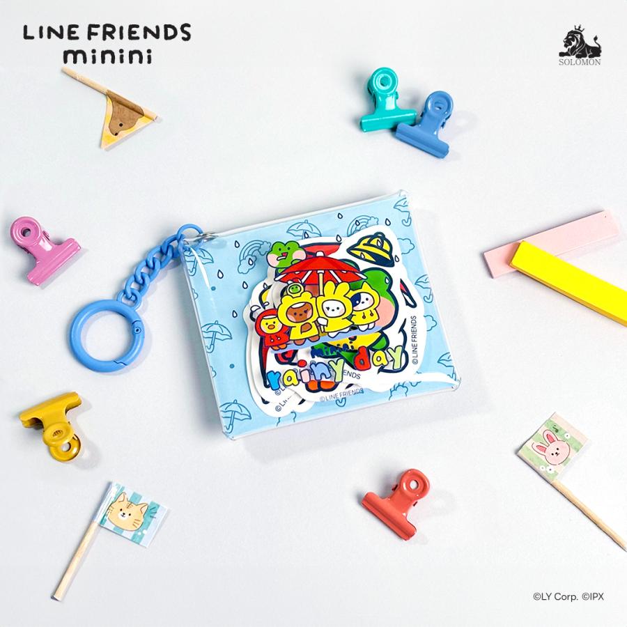 ソロモン商事 LINE FRIENDS minini デコステッカー DECO STICKER 公式