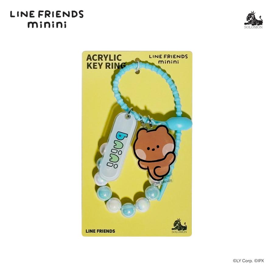 キーホルダー・アクリルキーホルダー LINE FRIENDS minini Catnini minini ランダムアクリルキーリング(THEME PARK) LINE FRIENDS