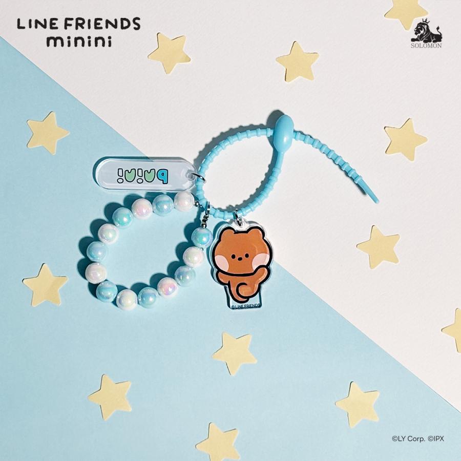 ソロモン商事 LINE FRIENDS minini アクリルキーリング ACRYLIC