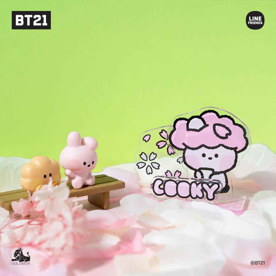 BT21 つながるアクリルチャーム　バレンタイン　アクスタ　テディベア　コンプ BT21 つながるアクリルチャーム バレンタイン アクスタ