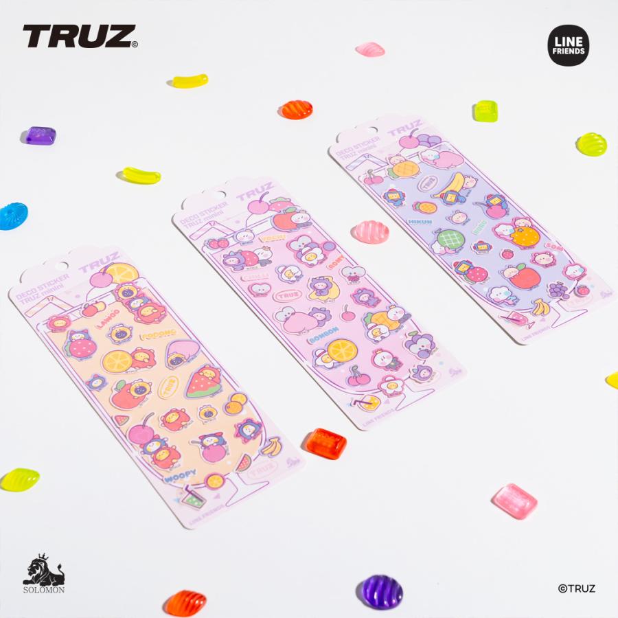 ソロモン商事 TRUZ minini デコステッカーver.2 MIXED FRUIT JUICE ver