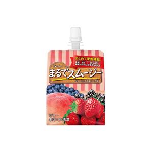 まるでスムージー[ベリーミックス＆ピーチ味]１ケース(150g×24個入)■ | ハウスウェルネスフーズ