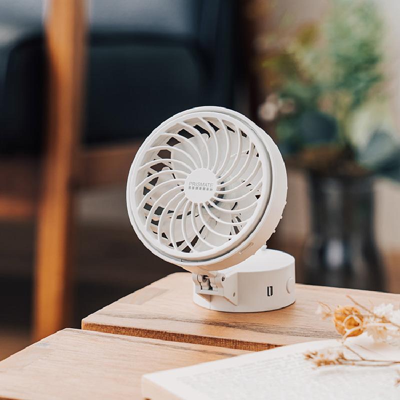 〖希少品〗 AIR 扇子 PRISMATE 5wayミニファン PR-F063 ハンズフリー ベビーカー ポータブル