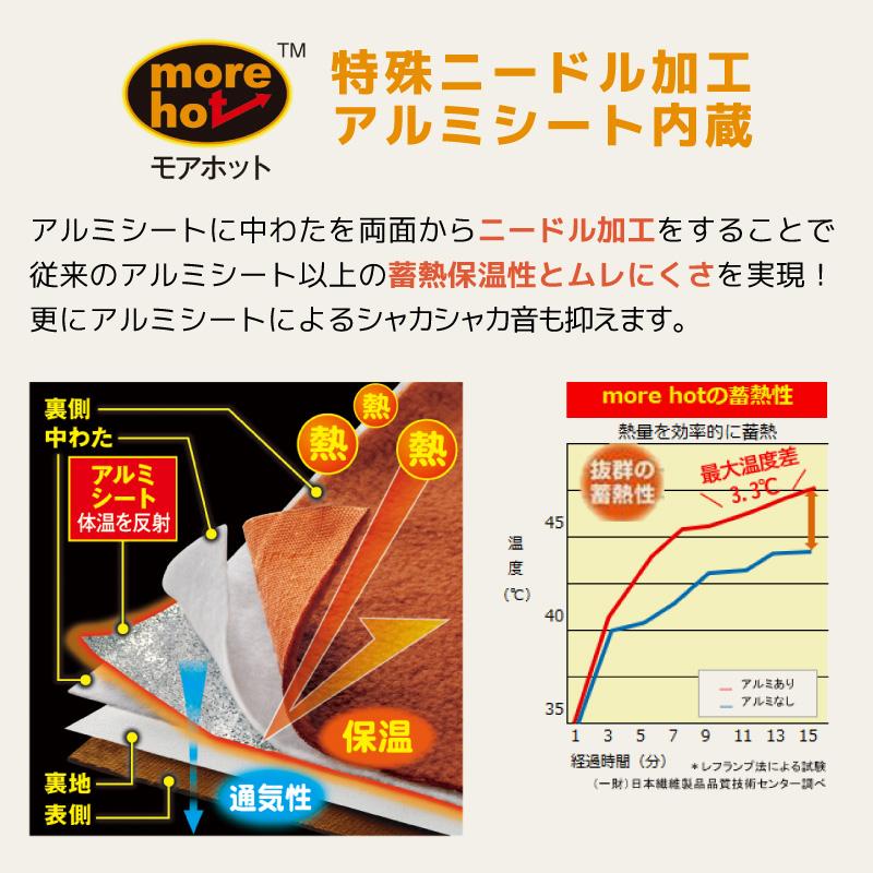 布団カバー 掛け布団カバー more hot 暖暖あったか 毛布のいらない掛け布団カバー シングル あったか 洗える 150×210cm 蓄熱 アルミ繊維 冬用 防寒 寒さ対策｜solouno｜07