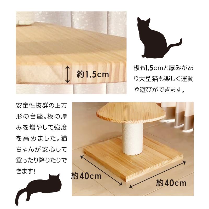 ねこぞくパスピエ 突っ張り棒タイプ キャットタワー Y-4 250cm 木製 猫タワー キャットウォーク 大型猫 おすすめ 宇宙船 キャットステップ 多頭飼い 爪とぎ｜solouno｜08