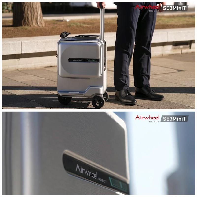 AirWheel エアホイール ROBOT スマートスーツケース SE3MiniT スーツケース 機内持込 耐荷重110kg 日本総代理店 旅行 国内 国外 出張 動く 乗れる 座れる 帰省｜solouno｜14