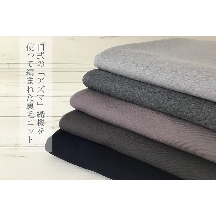 最終値下げ 布 生地 手作り ニット 無地 30s×10sアズマ裏毛(ネイビー