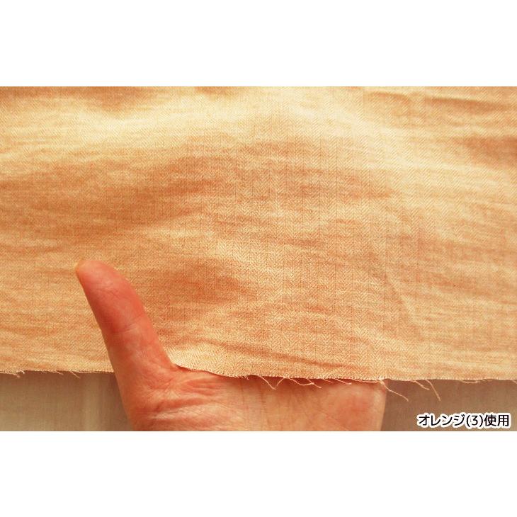 先染40sオーガニックコットンヘリンボンシャンブレー 布 生地 手作り