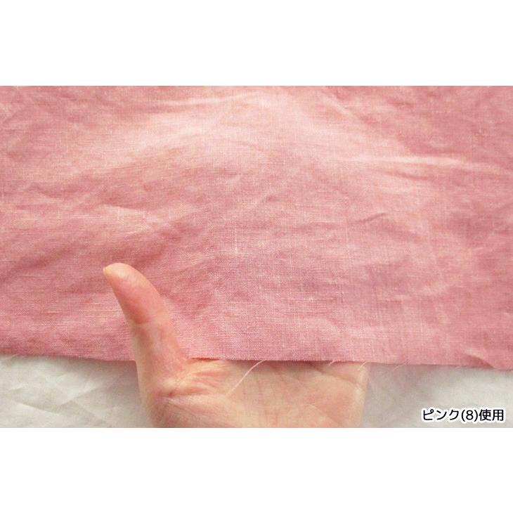布 生地 麻 無地 手作り 60sフレンチリネンキャンバスワッシャー