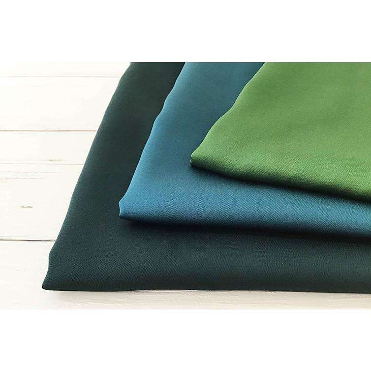 80Sスパンサテンワッシャー(緑・青・茶・黒系) 布 生地 手作り カット