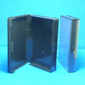 VHSビデオテープ用BOOK型ハードケース 黒 サイズ中 10個 在庫