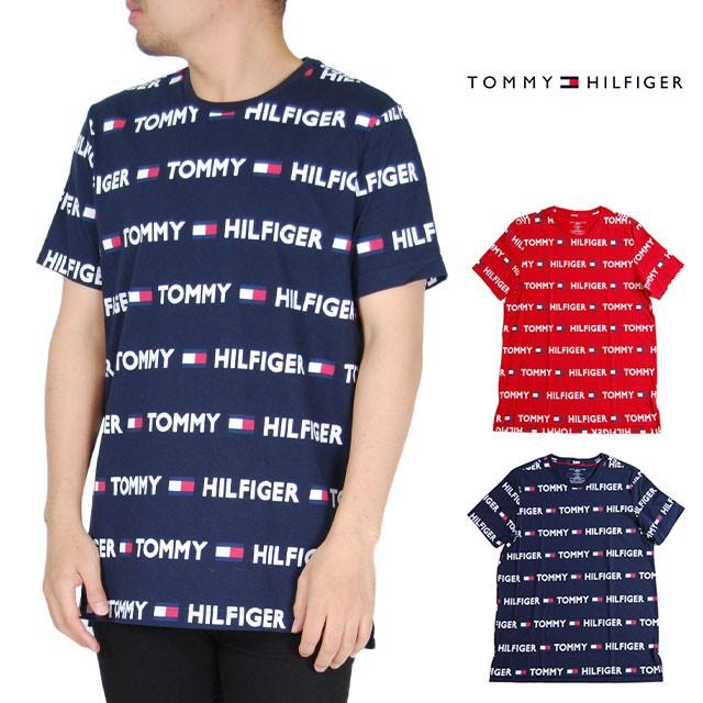 トミーヒルフィガー 半袖tシャツ クルーネック メンズ レディース Tシャツ トップス 半袖 総柄 アメカジ カジュアル S M L Xl 2l Tommy Hilfiger Crew Tee Sh 09t3748 Solt And Pepper 通販 Yahoo ショッピング