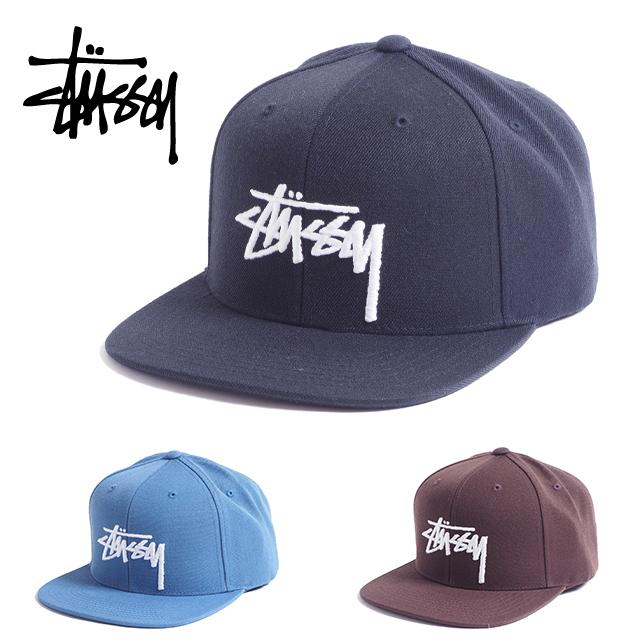 Stussy ステューシー スナップバックキャップ ハット 帽子 ブラック ブラウン ブルー 黒 茶 青 メンズ レディース Stock Cap Hat Usモデル 131986 Solt And Pepper 通販 Yahoo ショッピング